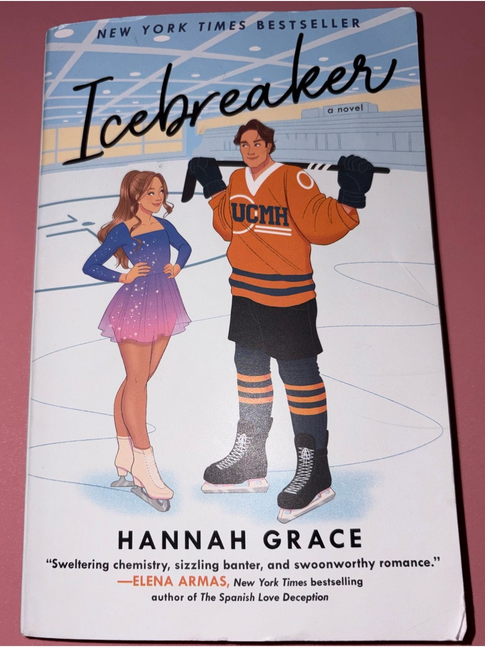 HAnna Grace Icebreaker Hardcover Book - Pink & Blue Cover